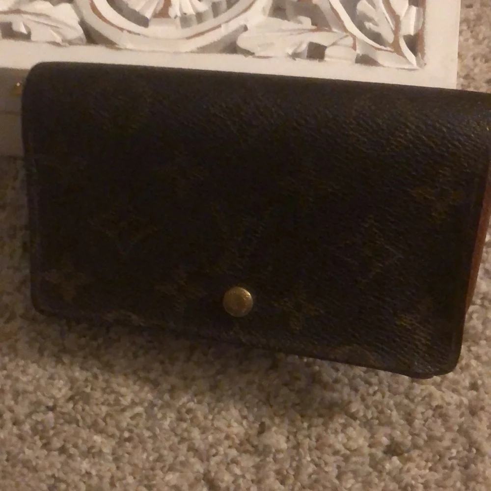 🌺Authentic LOUIS VUITTON Vintage Porte-Monnaie Tresor Canvas Wallet🌺 - Picture 4 of 7